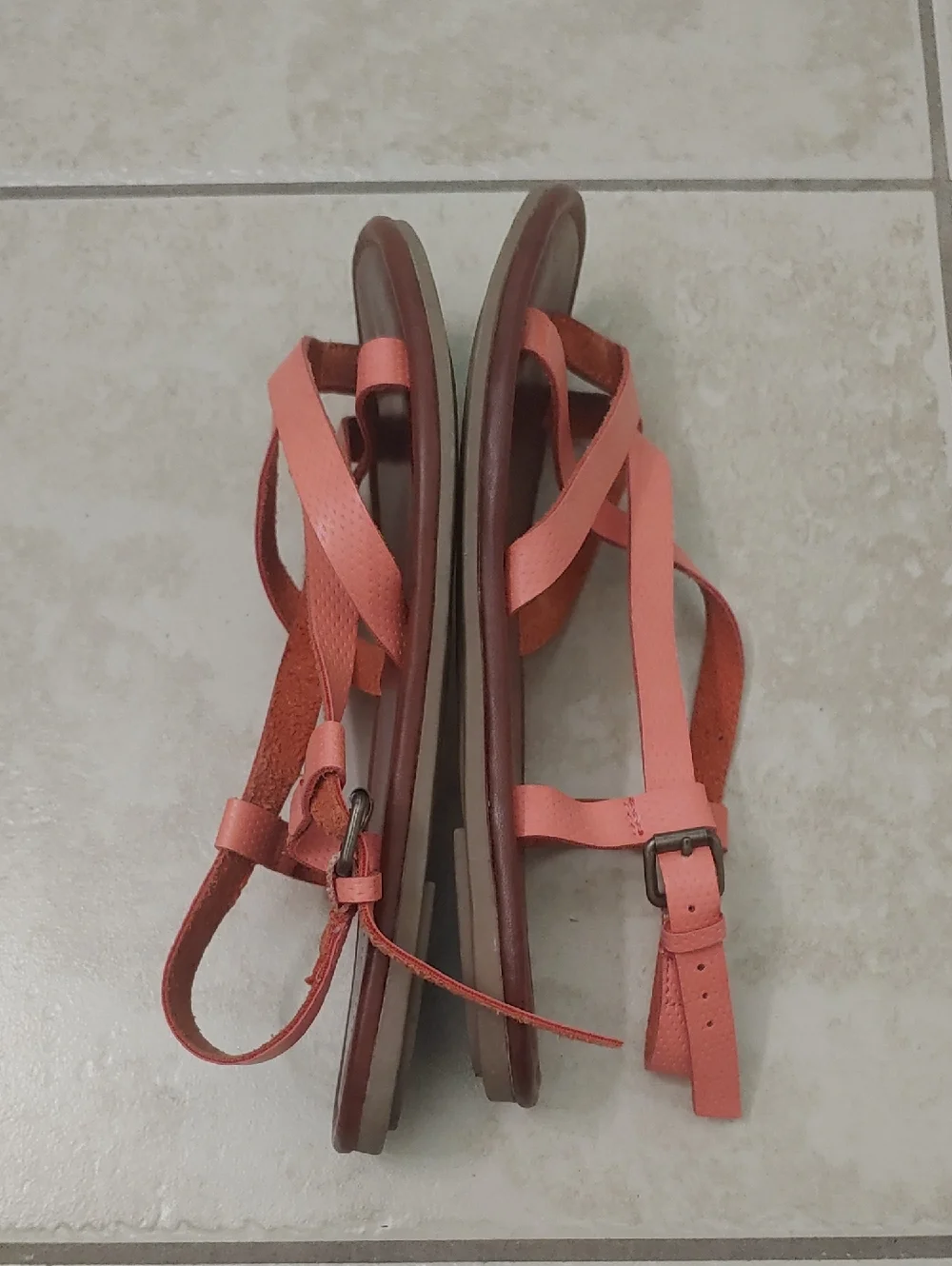 Maurices Strappy Coral Boho Sandals Women's Size 6